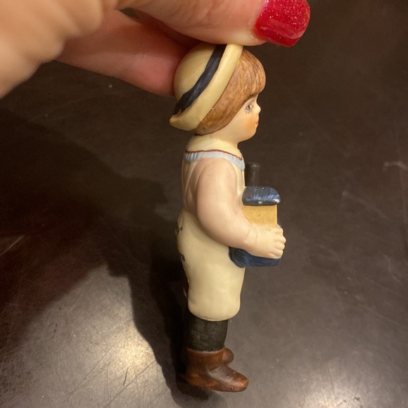 1988 Jan Hagara Vintage Porcelain Figurine "Parry" Hanging Mini Ornament O22334 - Picture 5 of 9